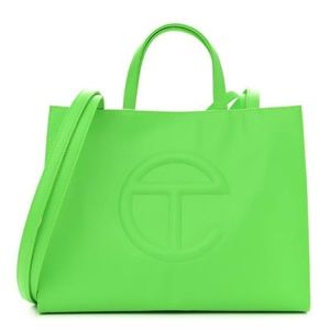 Medium Highlighter Green Telfar Bag